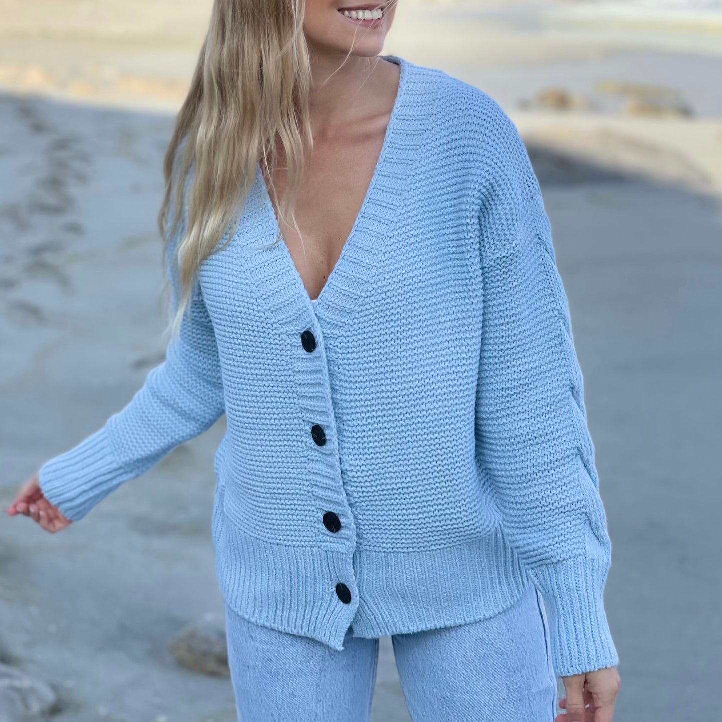 Chaleco Vicenza Celeste