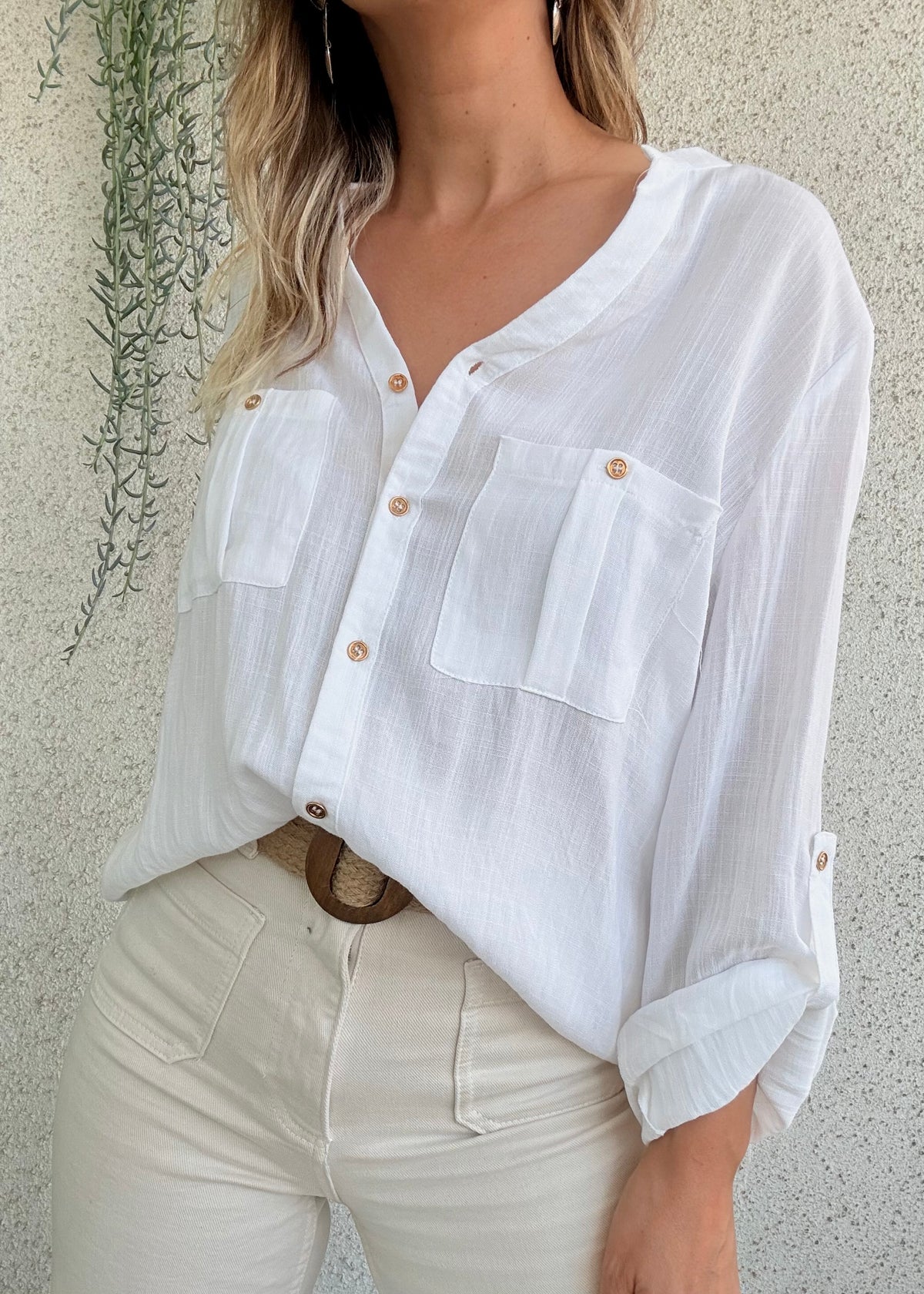 Blusa Margarita - Blanco
