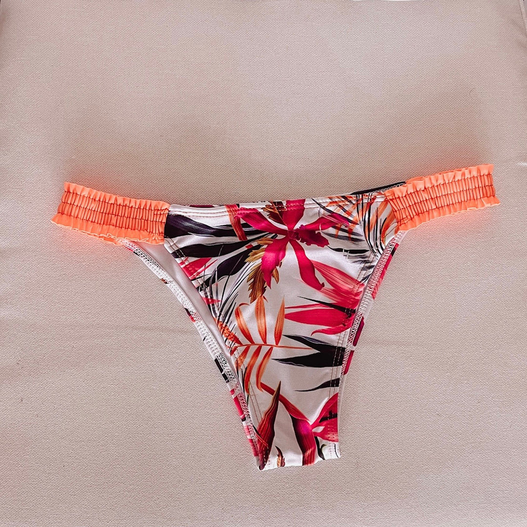 Bikini Maui Salmon - Conjunto con calzon normal talla S